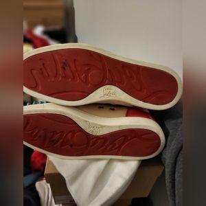 Louboutin High tops, used 39.5= US 9.5
